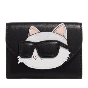   Karl Lagerfeld  K/Ikonik 2.0 Leather Wlt Choup Black  Portemonnaie mit Überschlag 